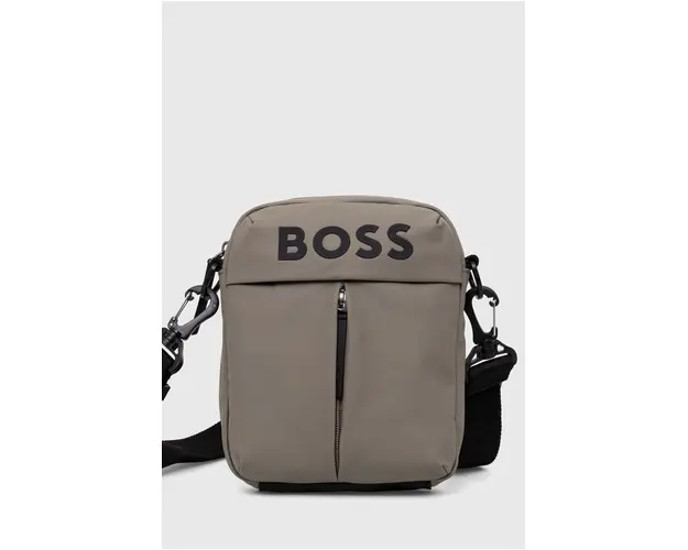 BOSS borseta culoarea verde, 50516893