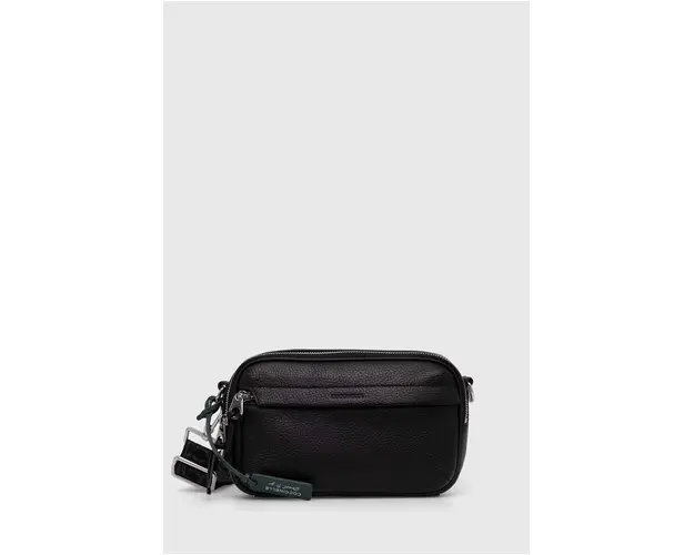 Coccinelle borseta de piele culoarea negru