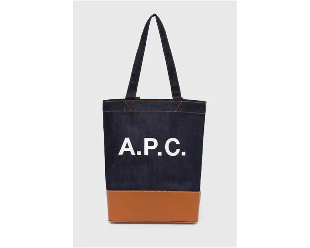 A.P.C. geanta tote axel culoarea maro, CODDP-M61444