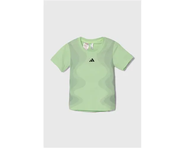 adidas Performance tricou copii culoarea verde, cu imprimeu