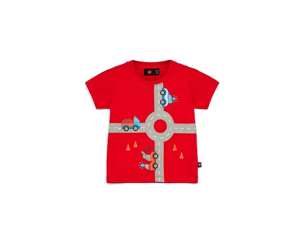 Lego tricou de bumbac pentru copii culoarea rosu, cu imprimeu