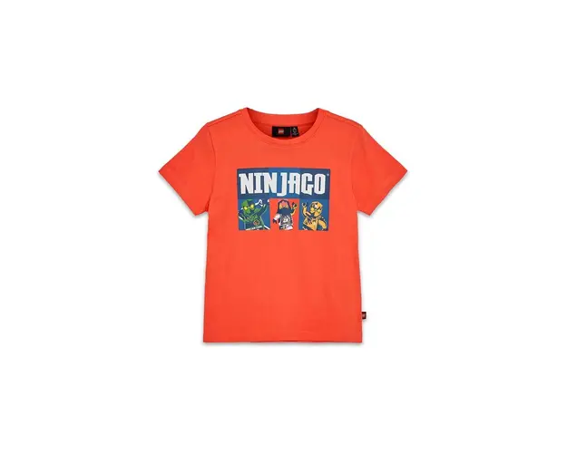 Lego tricou de bumbac pentru copii culoarea portocaliu, cu imprimeu