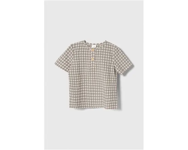 Jamiks tricou de bumbac pentru copii culoarea gri, modelator