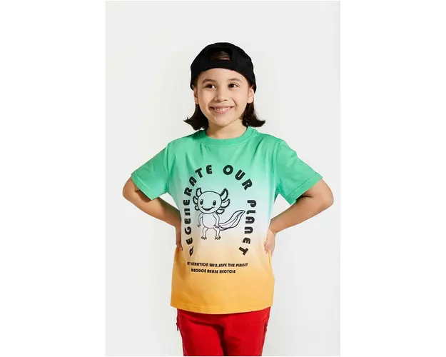 Coccodrillo tricou de bumbac pentru copii cu imprimeu