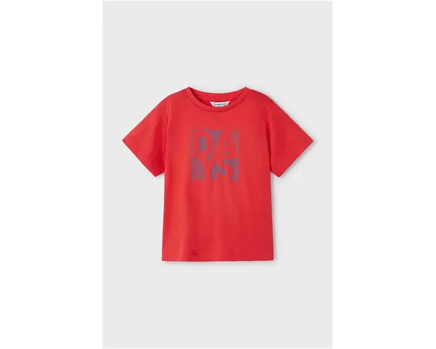 Mayoral tricou de bumbac pentru copii culoarea rosu, cu imprimeu