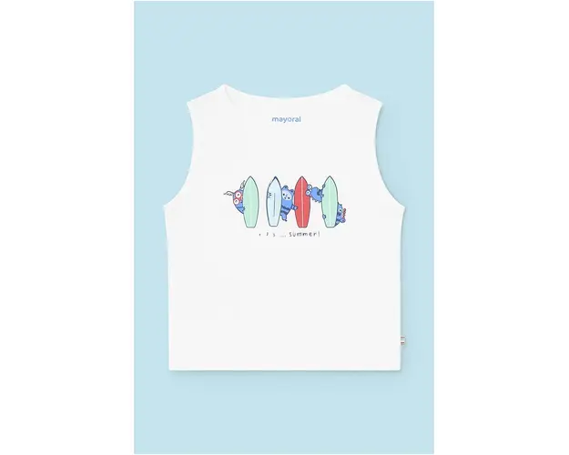 Mayoral top pentru bebelusi culoarea verde, cu imprimeu