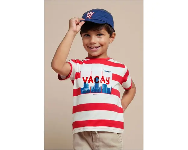 Mayoral tricou de bumbac pentru copii culoarea rosu, cu imprimeu