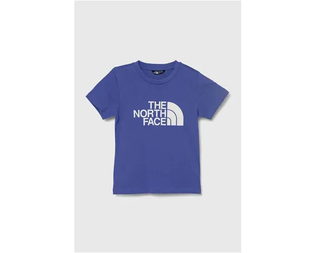 The North Face tricou copii EASY TEE culoarea violet, cu imprimeu