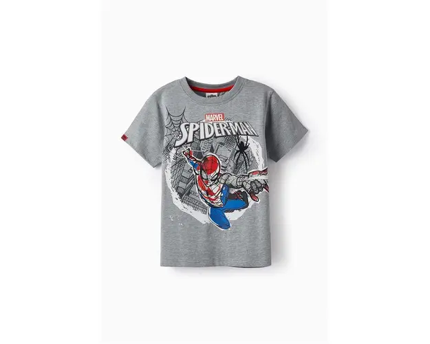 zippy tricou copii culoarea gri, cu imprimeu