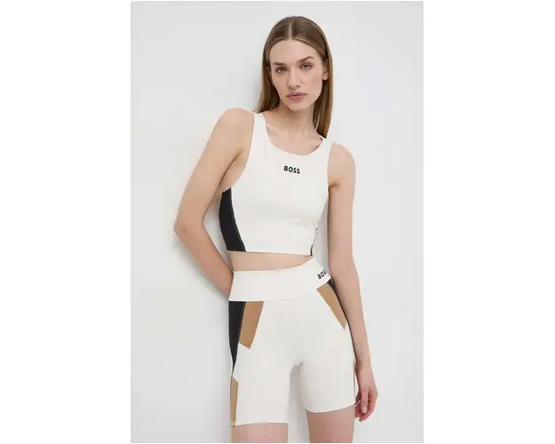 BOSS top femei, culoarea bej 50517928