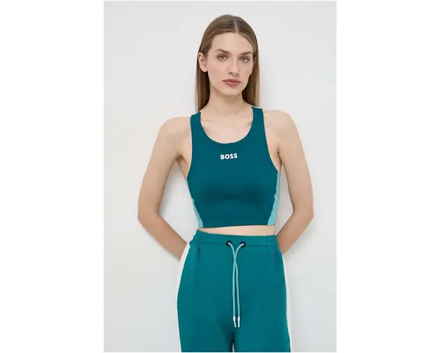 BOSS top femei, culoarea turcoaz 50517928