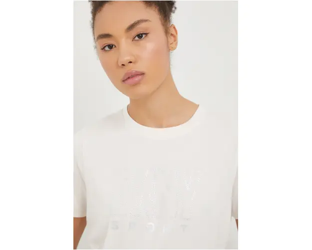 Dkny tricou femei, culoarea bej