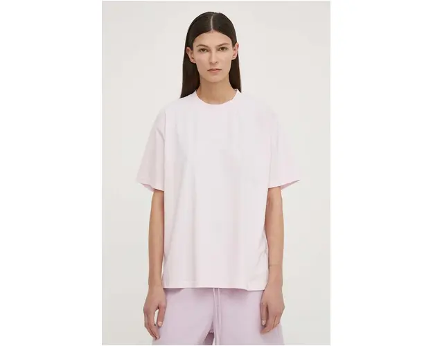 Samsoe Samsoe tricou din bumbac femei, culoarea roz