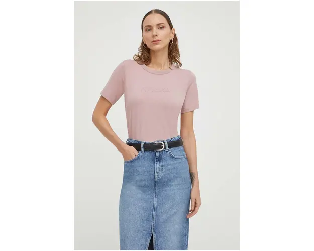 G-Star Raw tricou din bumbac femei, culoarea violet