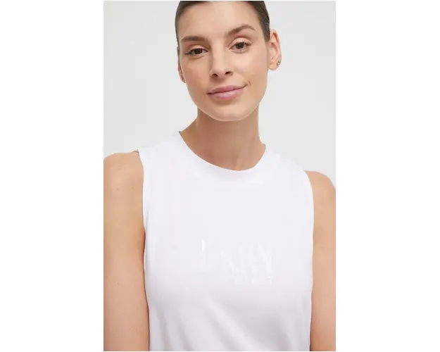 Dkny top femei, culoarea alb