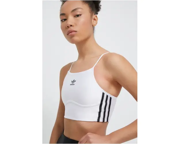 adidas Originals top femei, culoarea alb IN8365