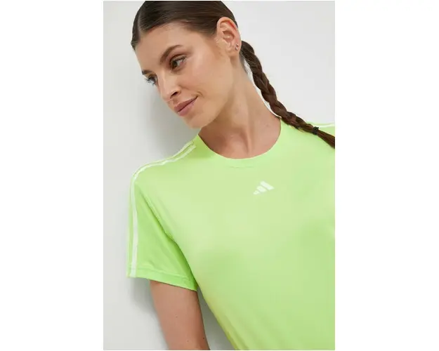 adidas Performance tricou de antrenament Training Essentials culoarea verde IS4213
