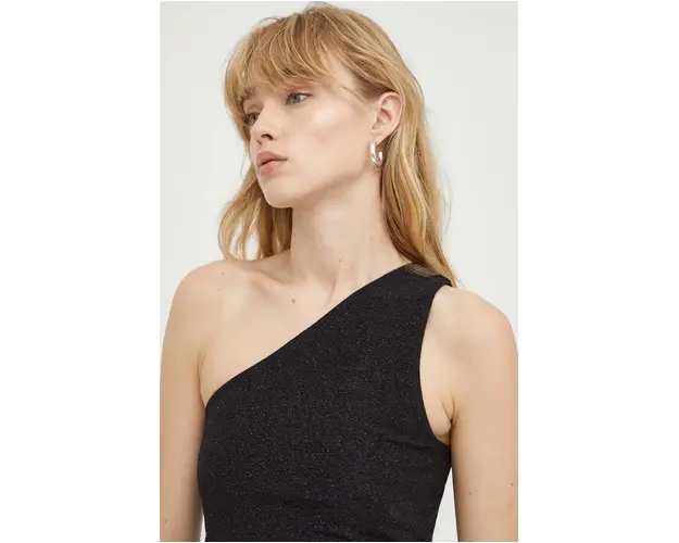 Day Birger et Mikkelsen top femei, culoarea negru, modelator