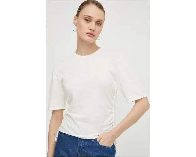 Samsoe Samsoe tricou de in culoarea bej