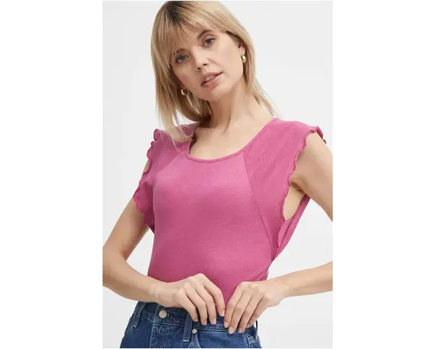 Pepe Jeans tricou de in KAI culoarea roz, PL505842