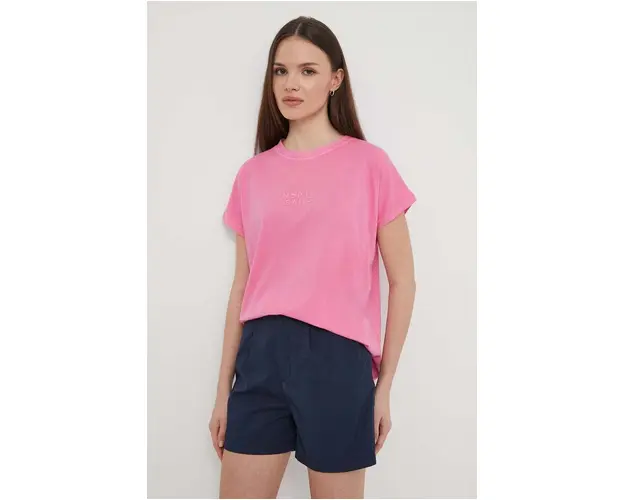 North Sails tricou din bumbac femei, culoarea roz, 093372