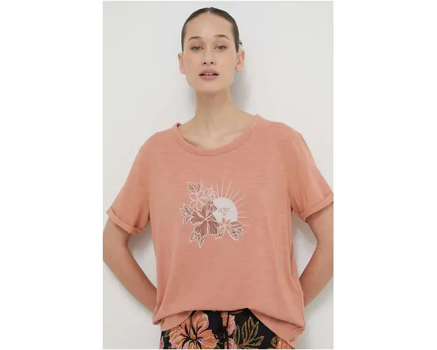 Roxy tricou femei, culoarea portocaliu, ERJZT05667