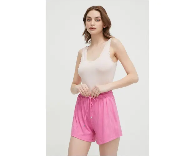 United Colors of Benetton top femei, culoarea roz