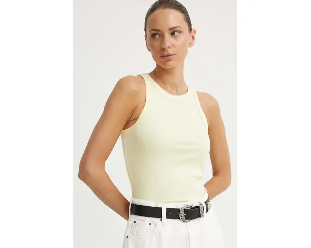 Levi's top femei, culoarea galben
