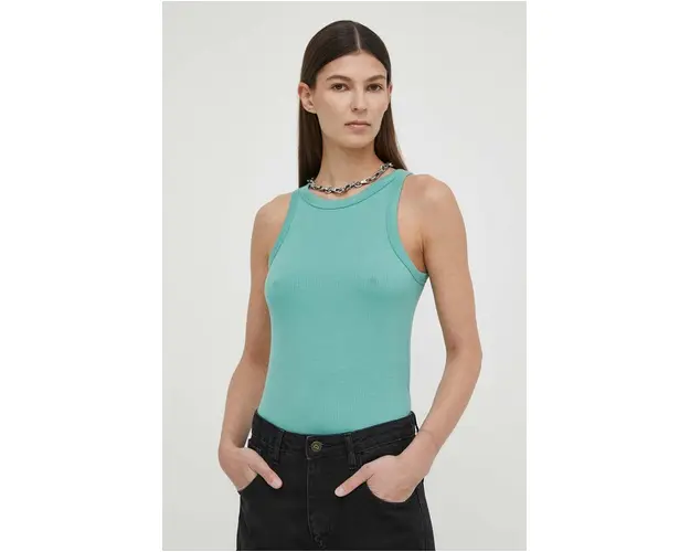 Levi's top femei, culoarea verde