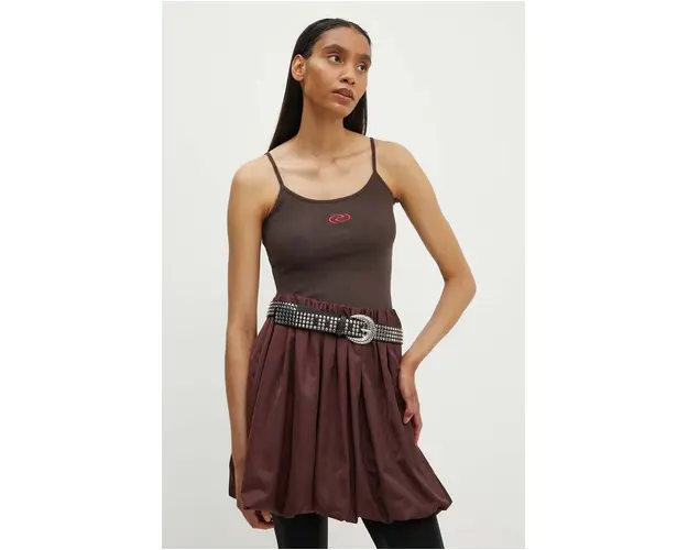 Résumé top AmberRS Strap Top femei, culoarea maro, 20191104