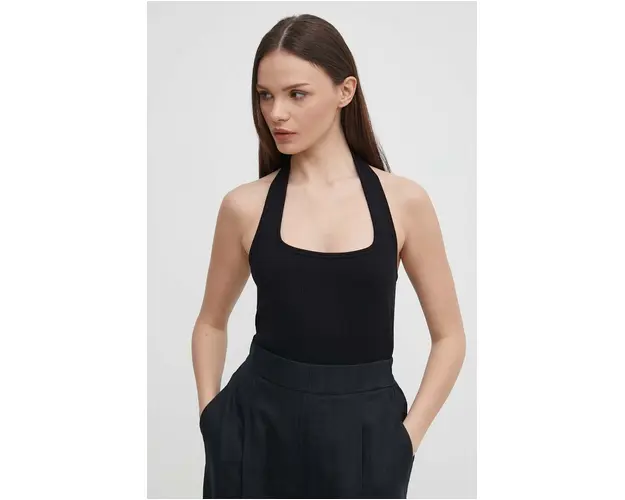 Sisley top femei, culoarea negru