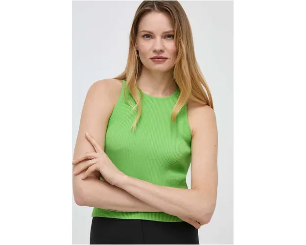 MICHAEL Michael Kors top femei, culoarea verde