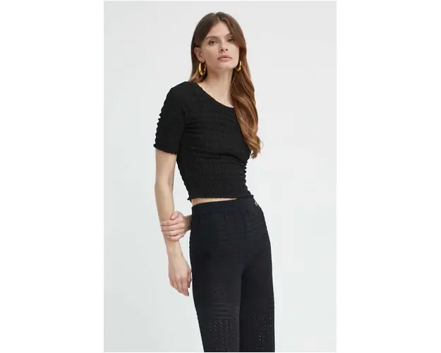MICHAEL Michael Kors tricou femei, culoarea negru