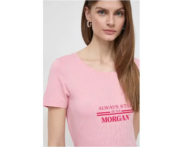 Morgan tricou femei, culoarea roz
