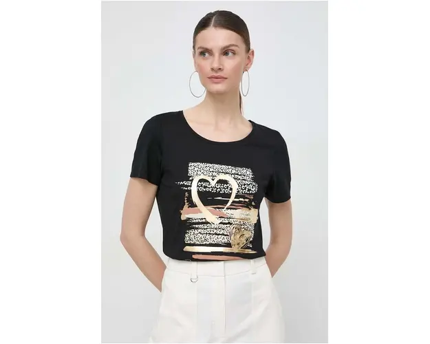 Morgan tricou femei, culoarea negru