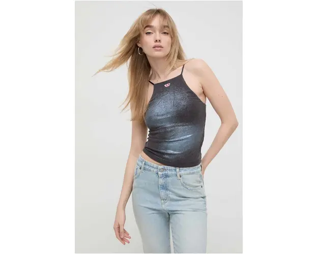 Diesel top femei, culoarea gri A12160.0EPAG