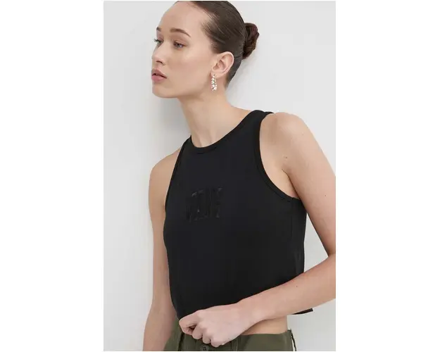 Vans top femei, culoarea negru