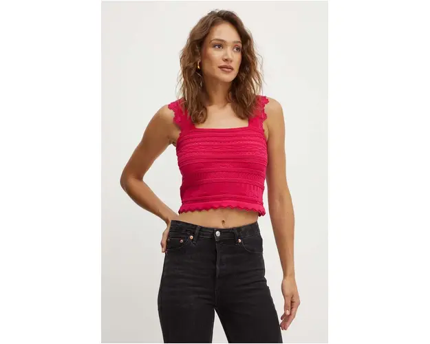 Morgan top MNOA femei, culoarea roz, MNOA