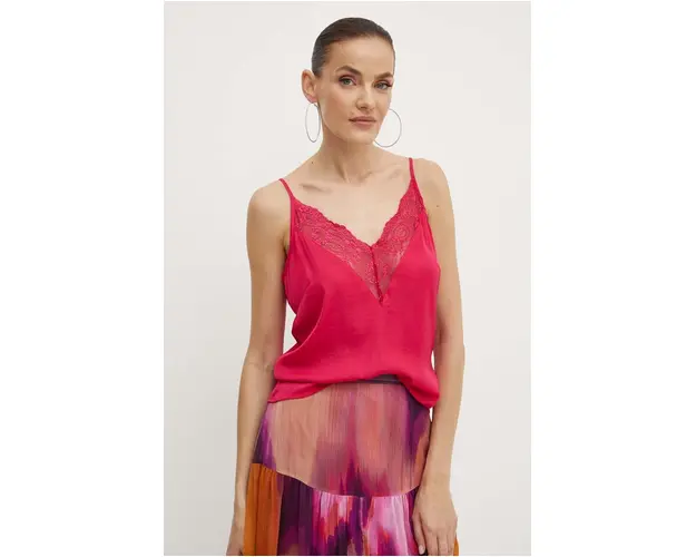 Morgan bluza OPAMI culoarea roz, neted, OPAMI