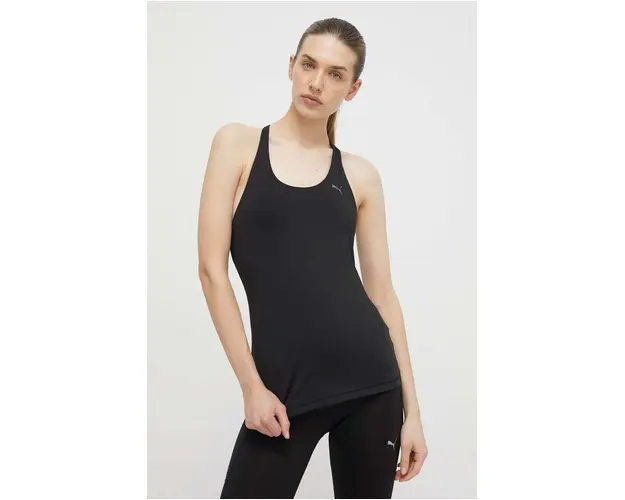 Puma top de yoga STUDIO ULTRABARE culoarea negru, 524836
