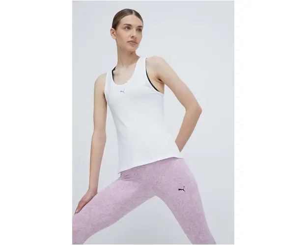 Puma alergare de sus Cloudspun culoarea alb, 524960