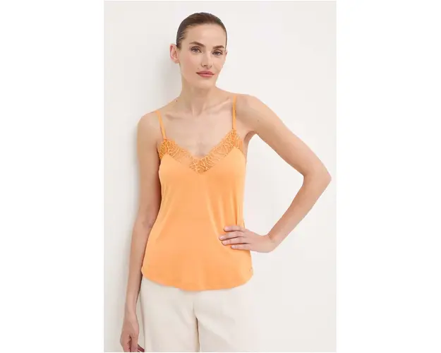 Morgan bluza BETTY culoarea portocaliu, neted, BETTY