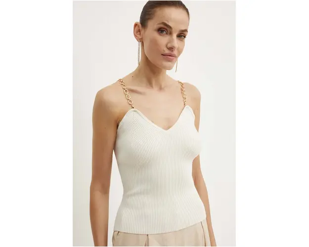 Morgan top MUSTO femei, culoarea bej, MUSTO