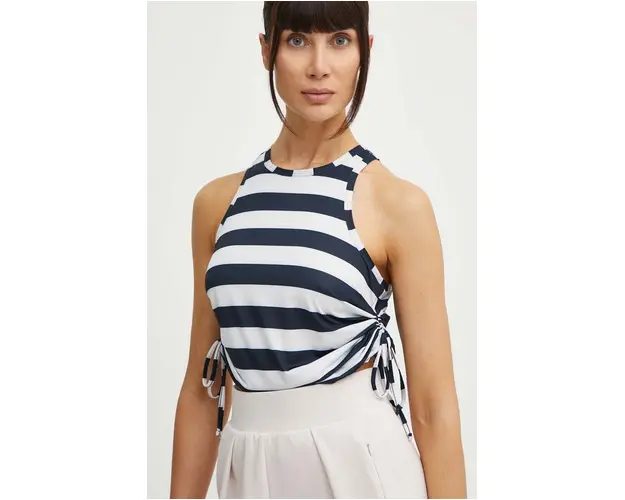 Helly Hansen top femei, culoarea albastru marin