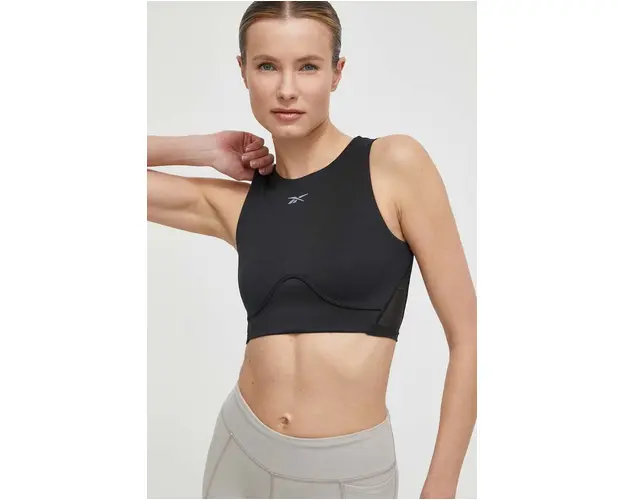 Reebok top de antrenament LUX Collection culoarea negru, 100075373