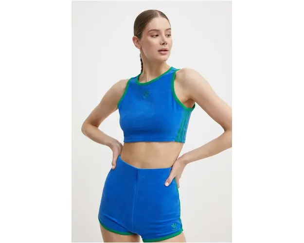 adidas Originals top Terry Crop Tank femei, JH0620