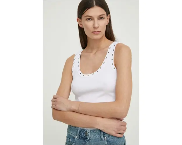 Gestuz top femei, culoarea alb, 10908922