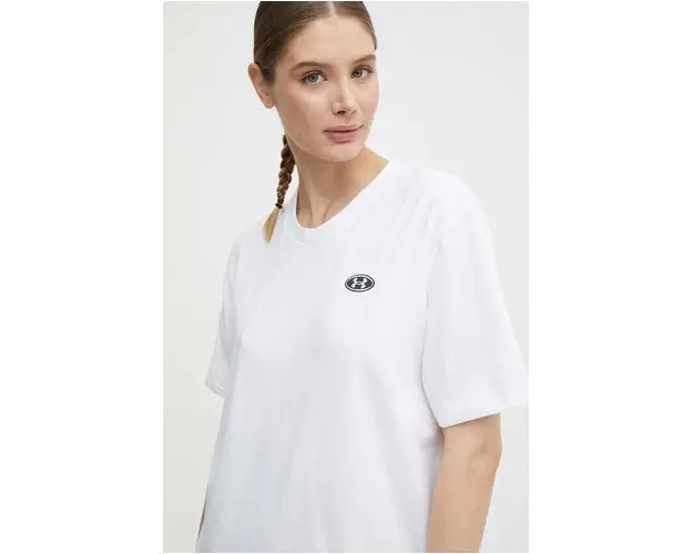 Under Armour tricou de antrenament culoarea alb