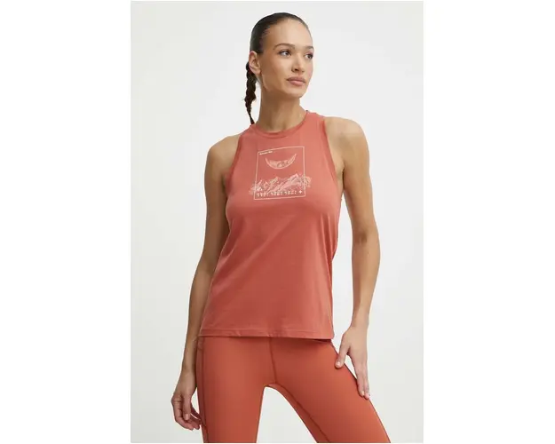 Mammut top sport Core femei, culoarea rosu