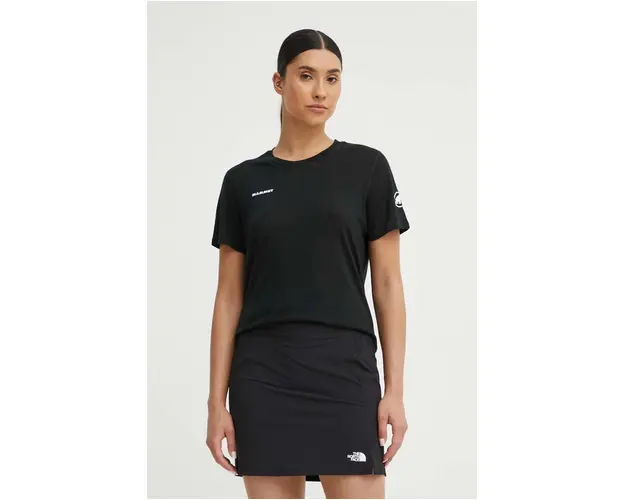 Mammut tricou sport Tree Wool culoarea negru